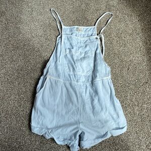 Billabong Sky Blue Denim Overalls